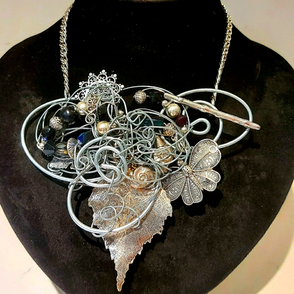Handmade One of a Kind Statement Necklace